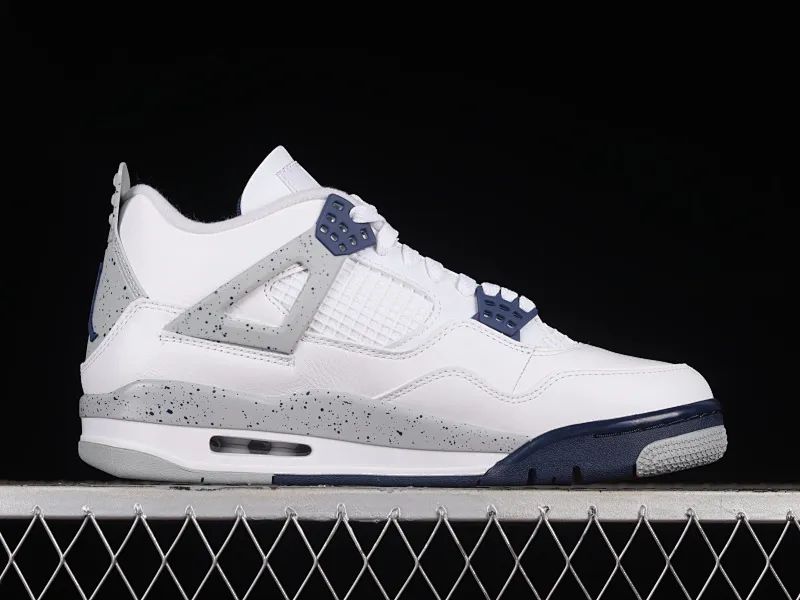 All categories Air Jordan Jordan series basketball shoes Air Jordan 4 LJR version Air Jordan 4 Retro "Midnight Navy" AJ4 Joe 4 Midnight Blue Men's cultural basketball shoes DH6927-140
